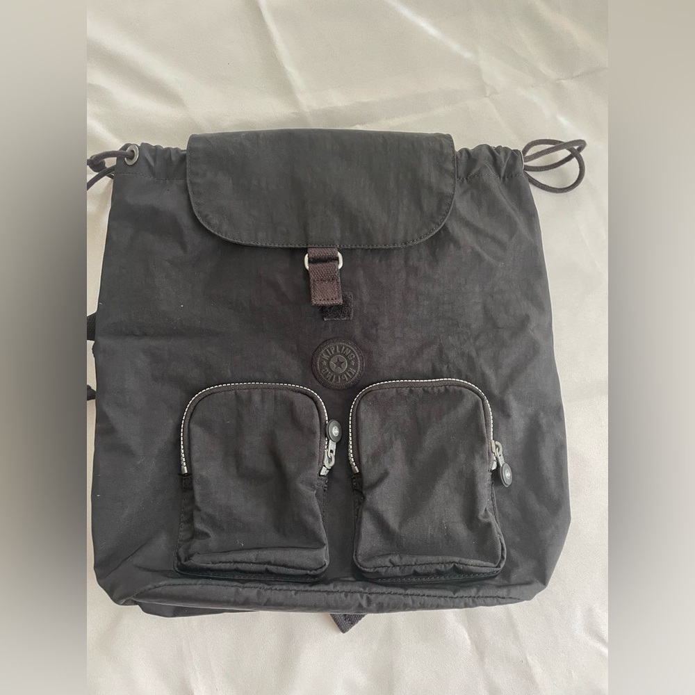 Kipling Black Backpack With Front Pockets - image 1
